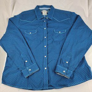 Panhandle Rough Stock Western Pearl SnapShirt  sz XL